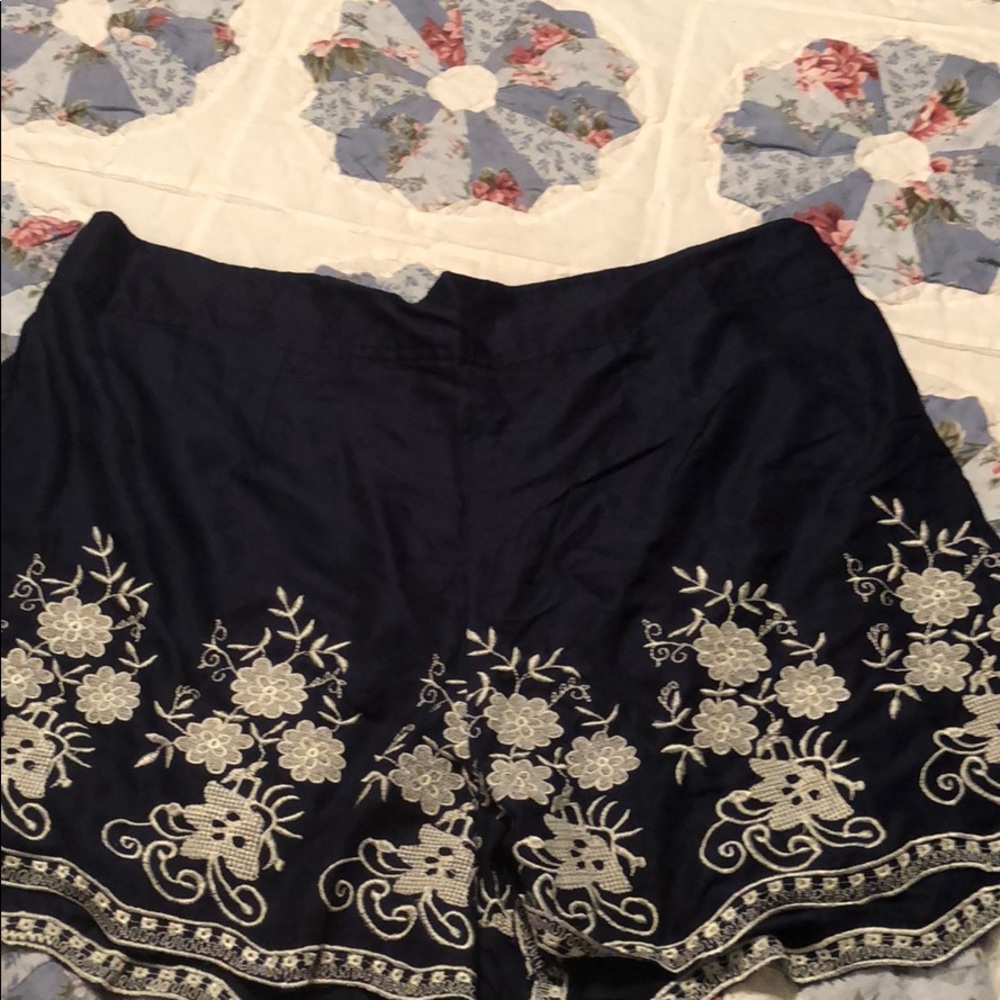 Boohoo crochet shorts